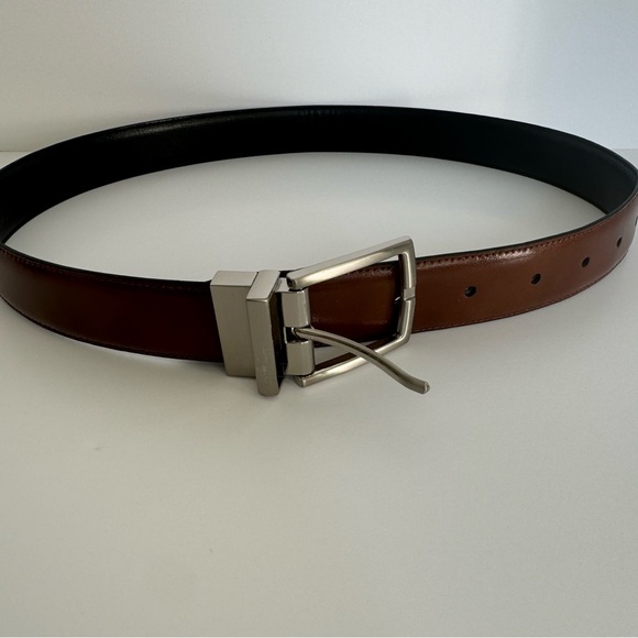 Brown Leather Belt, Size 26-28 - Picture 1 of 6